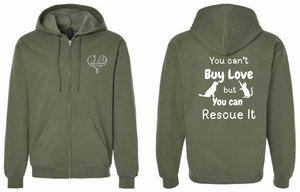2026 Fall Safe Haven Gildan - Unisex Softstyle® Midweight Full-Zip Hooded Sweatshirt