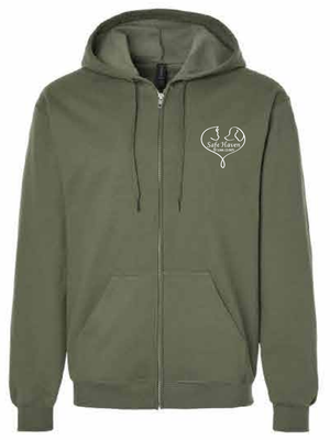 2026 Fall Safe Haven Gildan - Unisex Softstyle® Midweight Full-Zip Hooded Sweatshirt