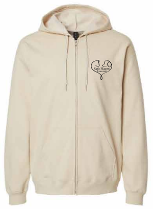 2026 Fall Safe Haven Gildan - Unisex Softstyle® Midweight Full-Zip Hooded Sweatshirt