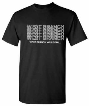 2026 West Branch Volleyball Gildan - Softstyle® T-Shirt (Letter Design)