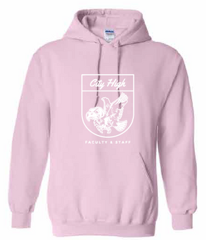 2026 City High Faculty and Staff Gildan - Heavy Blend™ Hooded Sweatshirt (Crest Design)