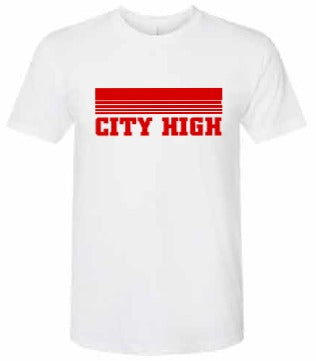 2026 City High Fall Spirit Store Comfort Colors - Garment-Dyed Heavyweight T-Shirt (Stripes Design)