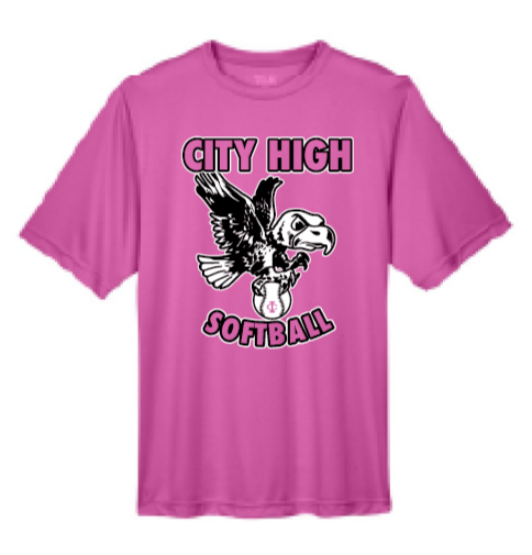 2026 City High Softball Men's Zone Performance T-Shirt