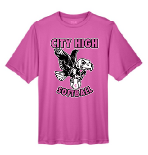 2026 City High Softball Men's Zone Performance T-Shirt