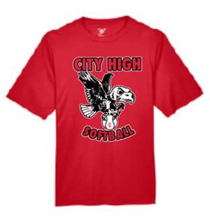 2026 City High Softball Men's Zone Performance T-Shirt