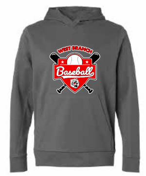 2026 West Branch Baseball Team 365 - Unisex Squad Hooded Tech Fleece Pullover (Logo)