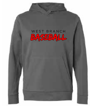 2026 West Branch Baseball Team 365 - Unisex Squad Hooded Tech Fleece Pullover (Baseball)