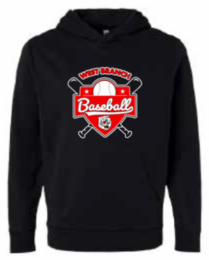 2026 West Branch Baseball Team 365 - Unisex Squad Hooded Tech Fleece Pullover (Logo)