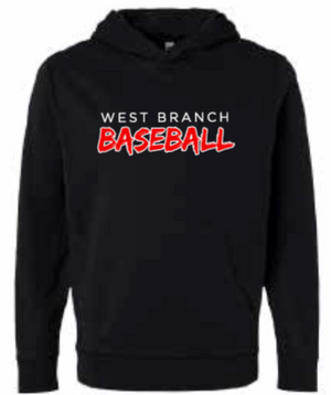 2026 West Branch Baseball Team 365 - Unisex Squad Hooded Tech Fleece Pullover (Baseball)