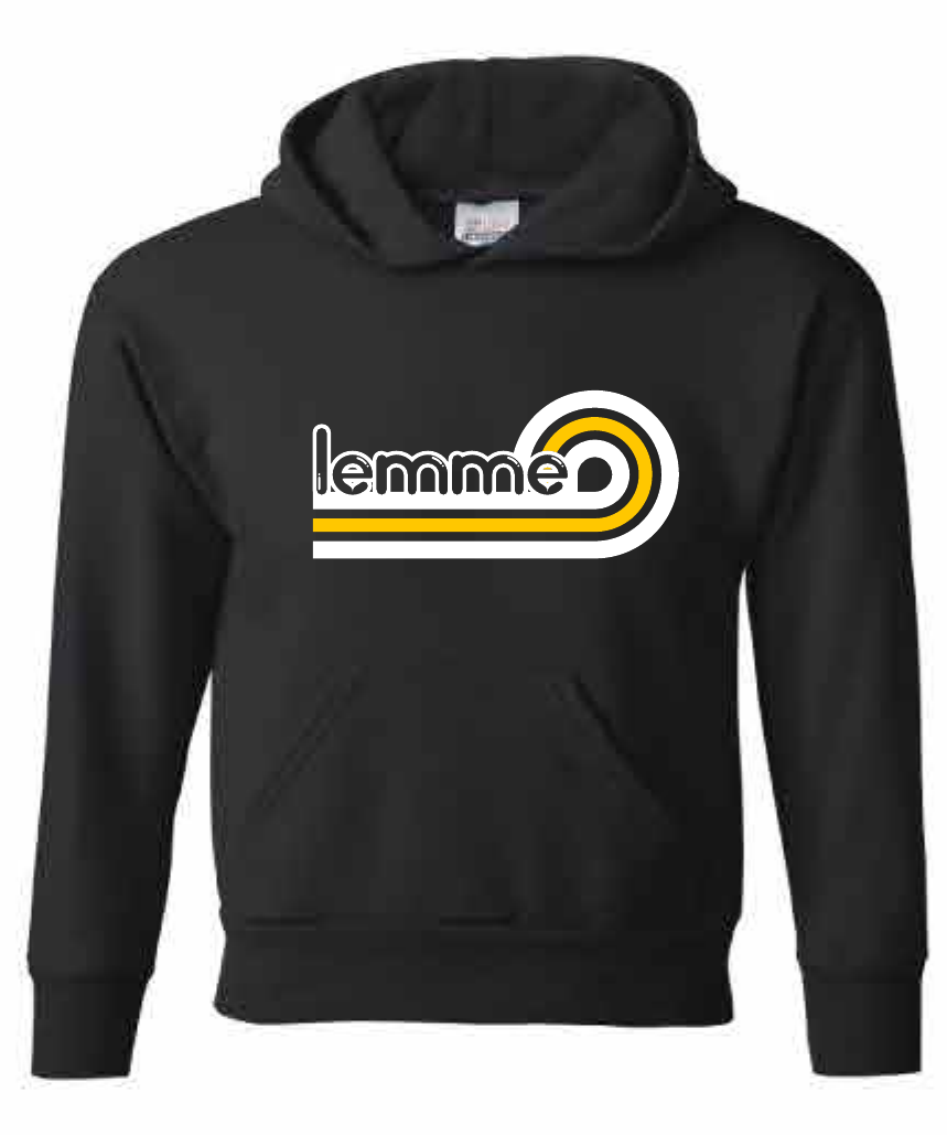 2026 Lemme Leopards Hanes - Youth EcoSmart® Hooded Sweatshirt (Wave Design)