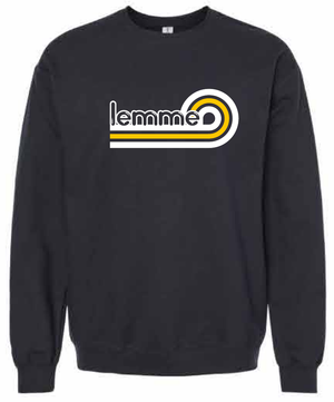 2026 Lemme Leopards Gildan - Unisex Softstyle® Midweight Crewneck Sweatshirt (Wave Design)