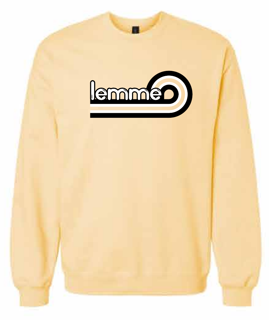 2026 Lemme Leopards Gildan - Unisex Softstyle® Midweight Crewneck Sweatshirt (Wave Design)