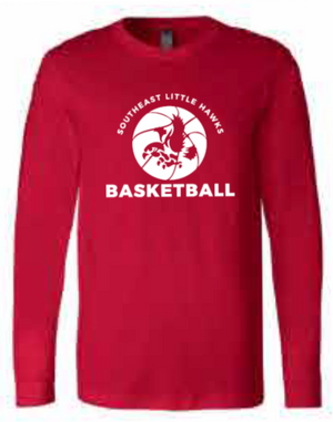 2025 Southeast Basketball BELLA + CANVAS - Jersey Long Sleeve Tee (Basketball Design)