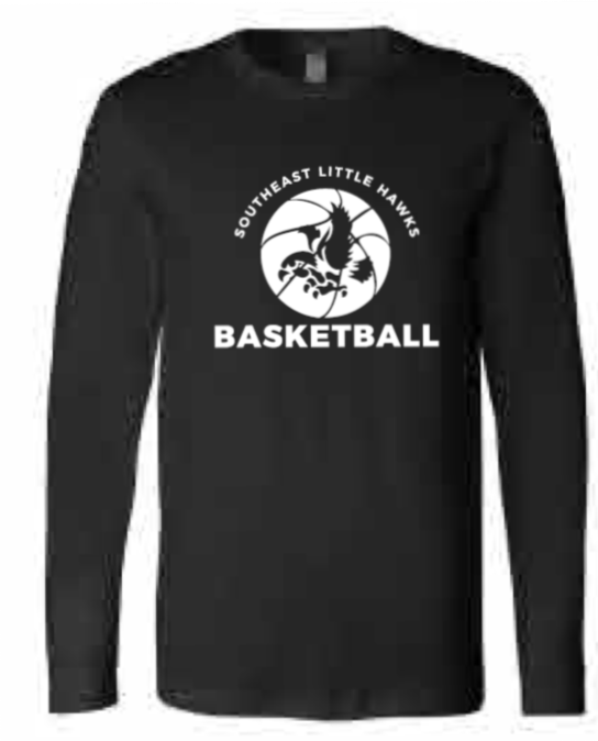 2025 Southeast Basketball BELLA + CANVAS - Jersey Long Sleeve Tee (Basketball Design)
