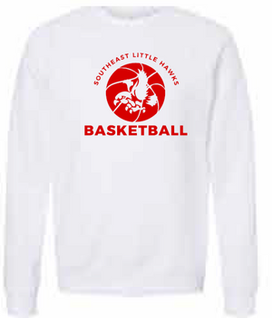 2025 Southeast Basketball BELLA + CANVAS - Sponge Fleece Raglan Crewneck Sweatshirt (Basketball Design)