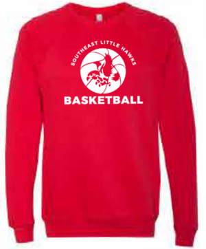 2025 Southeast Basketball BELLA + CANVAS - Sponge Fleece Raglan Crewneck Sweatshirt (Basketball Design)