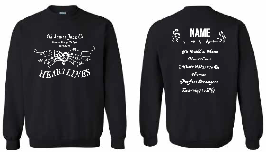2025 4th Ave Jazz Co Gildan - Heavy Blend™ Crewneck Sweatshirt (with Personalization)