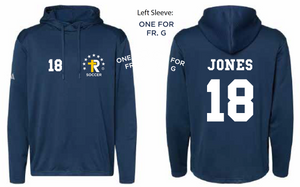 2025 Regina Soccer Adidas - Men's Textured Mixed Media Midweight Hooded Sweatshirt