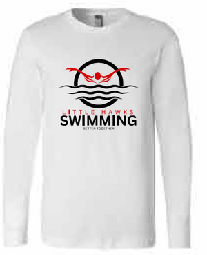 2025 Southeast Swimming BELLA + CANVAS - Jersey Long Sleeve Tee (Butterfly Design)