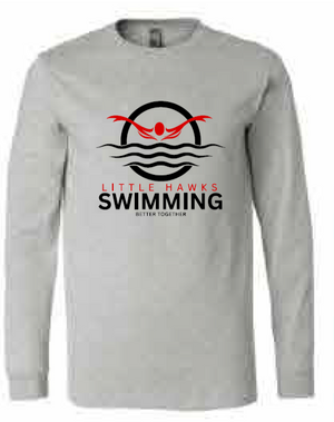 2025 Southeast Swimming BELLA + CANVAS - Jersey Long Sleeve Tee (Butterfly Design)