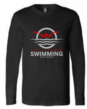 2025 Southeast Swimming BELLA + CANVAS - Jersey Long Sleeve Tee (Butterfly Design)