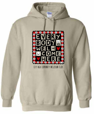2026 City High Community Inclusion Club Gildan - Heavy Blend™ Hooded Sweatshirt
