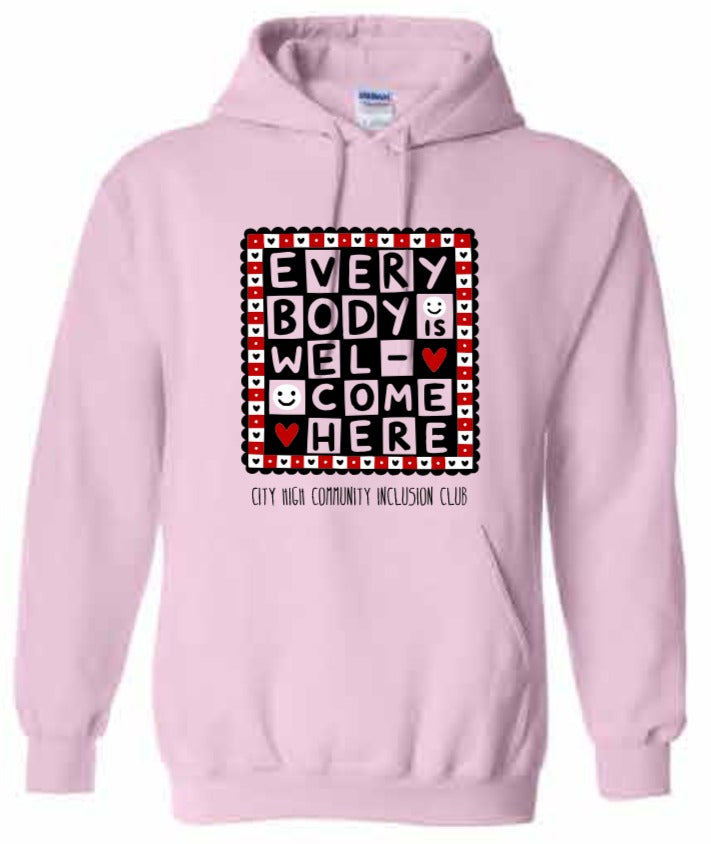 2026 City High Community Inclusion Club Gildan - Heavy Blend™ Hooded Sweatshirt