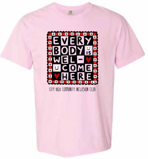 2026 City High Community Inclusion Club Comfort Colors - Garment-Dyed Heavyweight T-Shirt