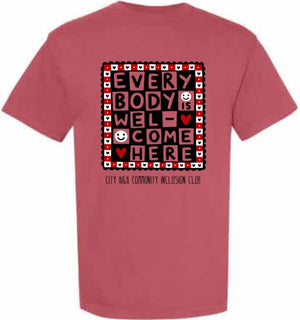 2026 City High Community Inclusion Club Comfort Colors - Garment-Dyed Heavyweight T-Shirt