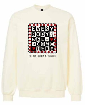 2026 City High Community Inclusion Club Gildan - Unisex Softstyle® Midweight Crewneck Sweatshirt