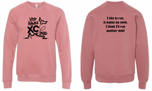 2026 Southeast Girls Cross Country BELLA + CANVAS - Sponge Fleece Raglan Crewneck Sweatshirt