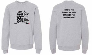 2026 Southeast Girls Cross Country BELLA + CANVAS - Sponge Fleece Raglan Crewneck Sweatshirt