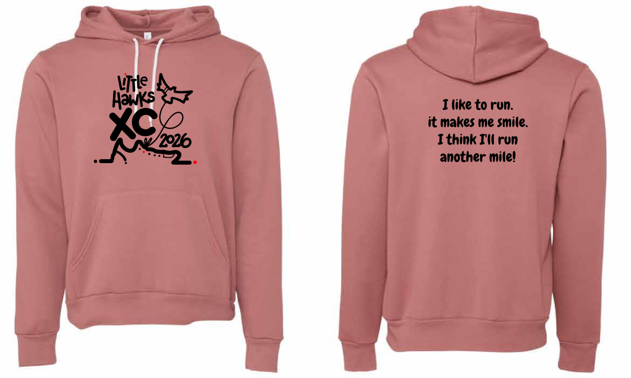 2026 Southeast Girls Cross Country BELLA + CANVAS - Unisex Sponge Fleece Hoodie