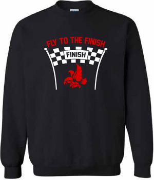 2026 City High Women's Cross Country Gildan - Heavy Blend™ Crewneck Sweatshirt (Fly Design)