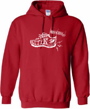 2026 City High Women's Cross Country Gildan - Heavy Blend™ Hooded Sweatshirt (Shoe Design)