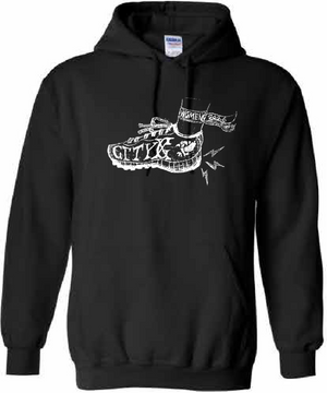2026 City High Women's Cross Country Gildan - Heavy Blend™ Hooded Sweatshirt (Shoe Design)