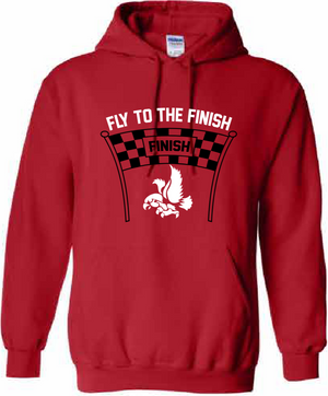 2026 City High Women's Cross Country Gildan - Heavy Blend™ Hooded Sweatshirt (Fly Design)