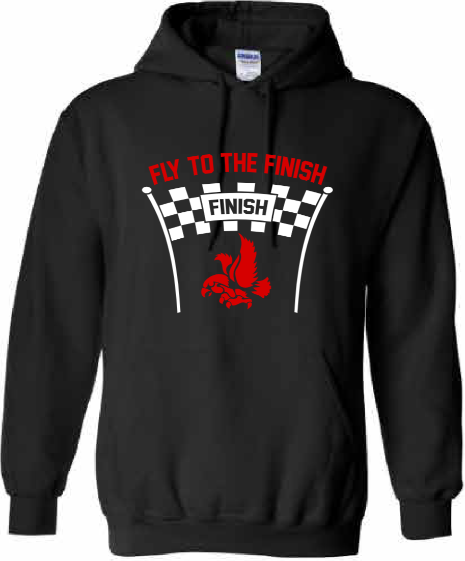 2026 City High Women's Cross Country Gildan - Heavy Blend™ Hooded Sweatshirt (Fly Design)