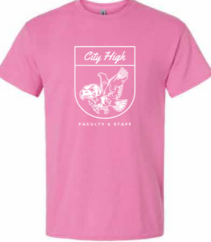 2026 City High Faculty and Staff Gildan - DryBlend® T-Shirt (Crest Design)