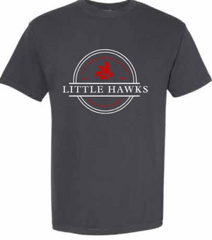 2026 City High Faculty and Staff Comfort Colors - Garment-Dyed Heavyweight T-Shirt (Little Hawk Design)