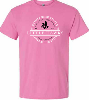 2026 City High Faculty and Staff Gildan - DryBlend® T-Shirt (Little Hawk Design)
