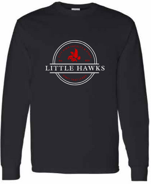 2026 City High Faculty and Staff Gildan - Heavy Cotton™ Long Sleeve T-Shirt (Little Hawk Design)