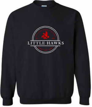 2026 City High Faculty and Staff Gildan - Heavy Blend™ Crewneck Sweatshirt (Little Hawk Design)