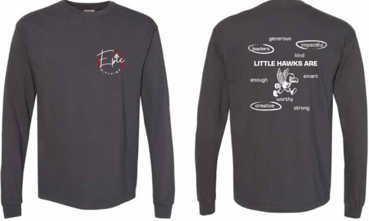 2026 City High Faculty and Staff Comfort Colors - Unisex Garment-Dyed Heavyweight Long Sleeve T-Shirt (Epic Design)