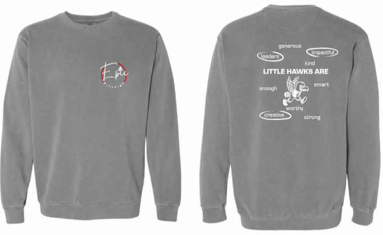 2026 City High Faculty and Staff Comfort Colors - Unisex Garment-Dyed Crewneck Sweatshirt (Epic Design)