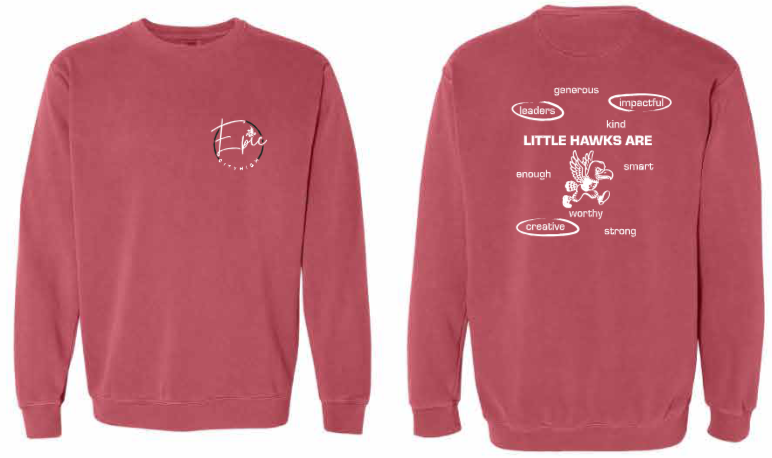 2026 City High Faculty and Staff Comfort Colors - Unisex Garment-Dyed Crewneck Sweatshirt (Epic Design)