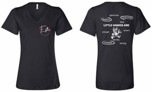 2026 City High Faculty and Staff Bella + Canvas - Women’s Relaxed Jersey V-Neck Tee (Epic Design)