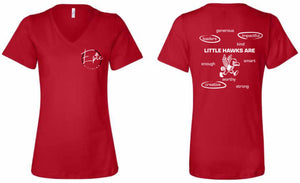 2026 City High Faculty and Staff Bella + Canvas - Women’s Relaxed Jersey V-Neck Tee (Epic Design)