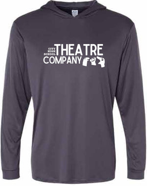 2026 City High Theatre Paragon - Unisex Bahama Performance Hooded Long Sleeve T-Shirt