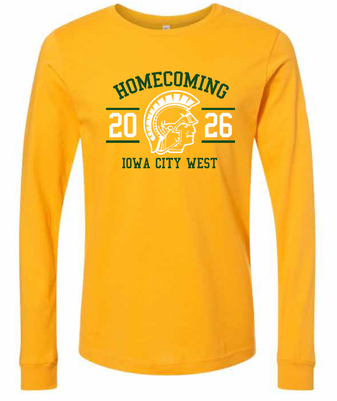 2026 West High Homecoming BELLA + CANVAS - Jersey Long Sleeve Tee